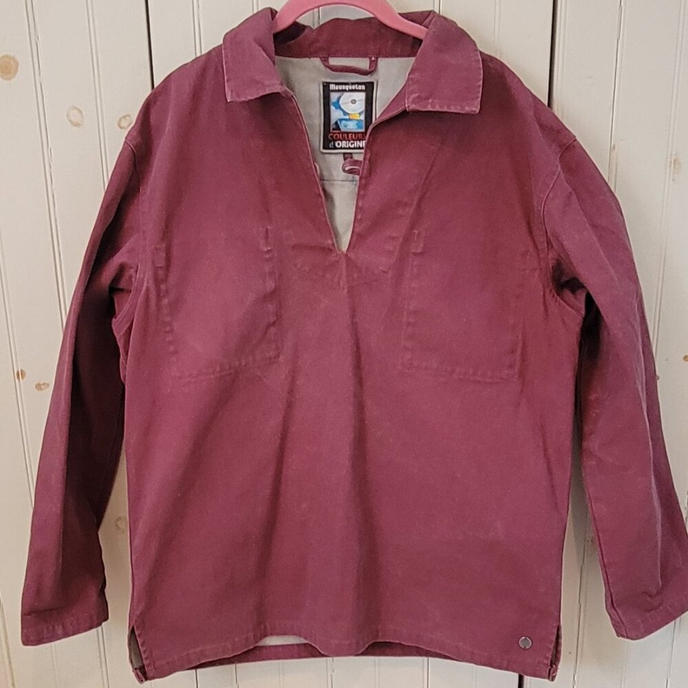 French Heavy Canvas Marine Wear Pull-Over